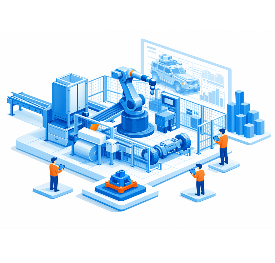 Автоматизована виробнича лінія для запуску нової продукції